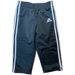 Adidas Black Side Stripes Track Pants Baby 18M